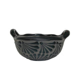La Mexicana Salsera Bowl Engobe – Cuenco de arcilla mexicano para salsa 20 oz