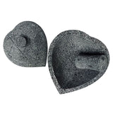 Heart Shaped Molcajete Lava Stone
