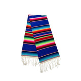 La Mexicana Mexican Sarape Table Cloth – Colorful Woven Zarape Decor