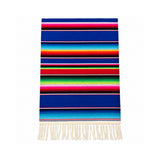 La Mexicana Mexican Sarape Table Cloth – Colorful Woven Zarape Decor