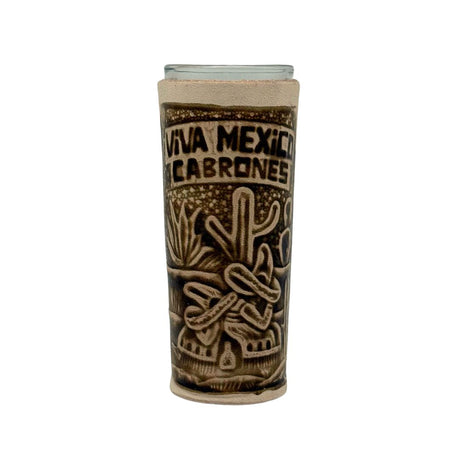 La Mexicana Leather Tequila Shot Glasses 2 oz - 1 unit