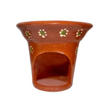 La Mexicana Flor Clay Brazier 8" – Brasero de Barro / Anafre Traditional Warmer