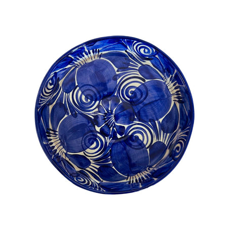 La Mexicana Plato Botanero Talavera - Divided Clay Serving Plate for Snacks
