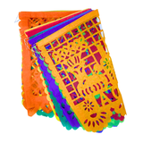 Día de los Muertos Papel Picado – 10 Sheets, 19 ft Long