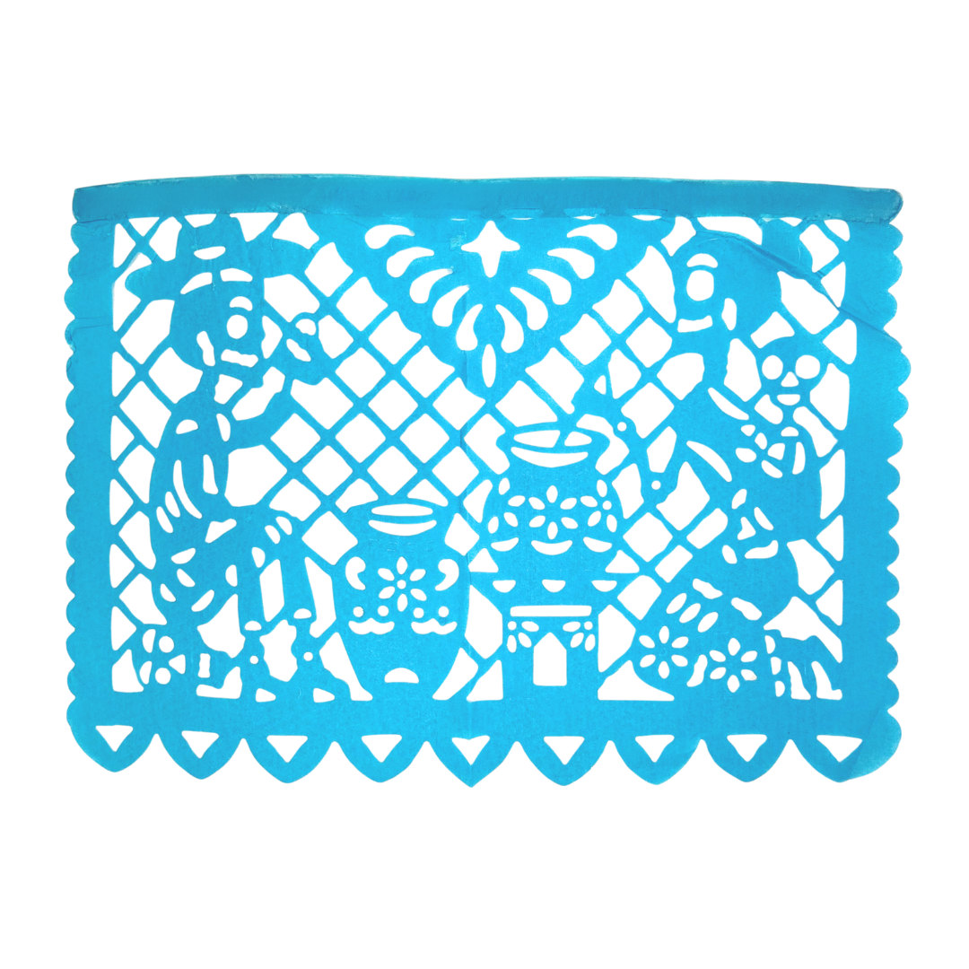 Día de los Muertos Papel Picado – 10 Sheets, 19 ft Long