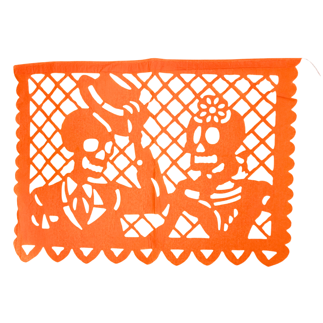 Día de los Muertos Papel Picado – 10 Sheets, 19 ft Long
