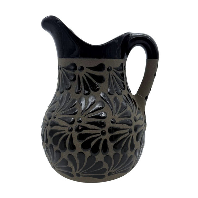 Jarra Mestizo ‚ Ceramic Pitcher (H 10" x W 8" x Base 4.5") by la Mexicana - 4 qt