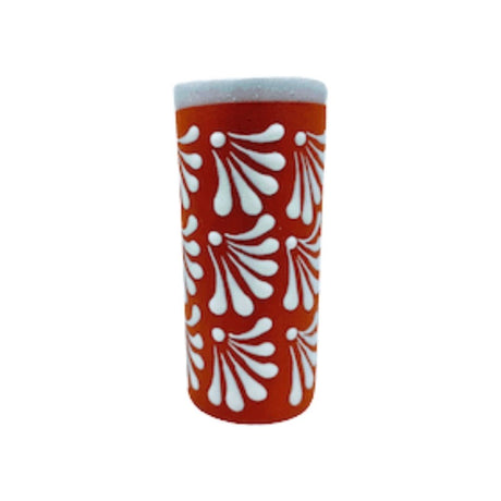 Vaso Jaibolero Terracotta 7" H x 3 1/2" W by La Mexicana