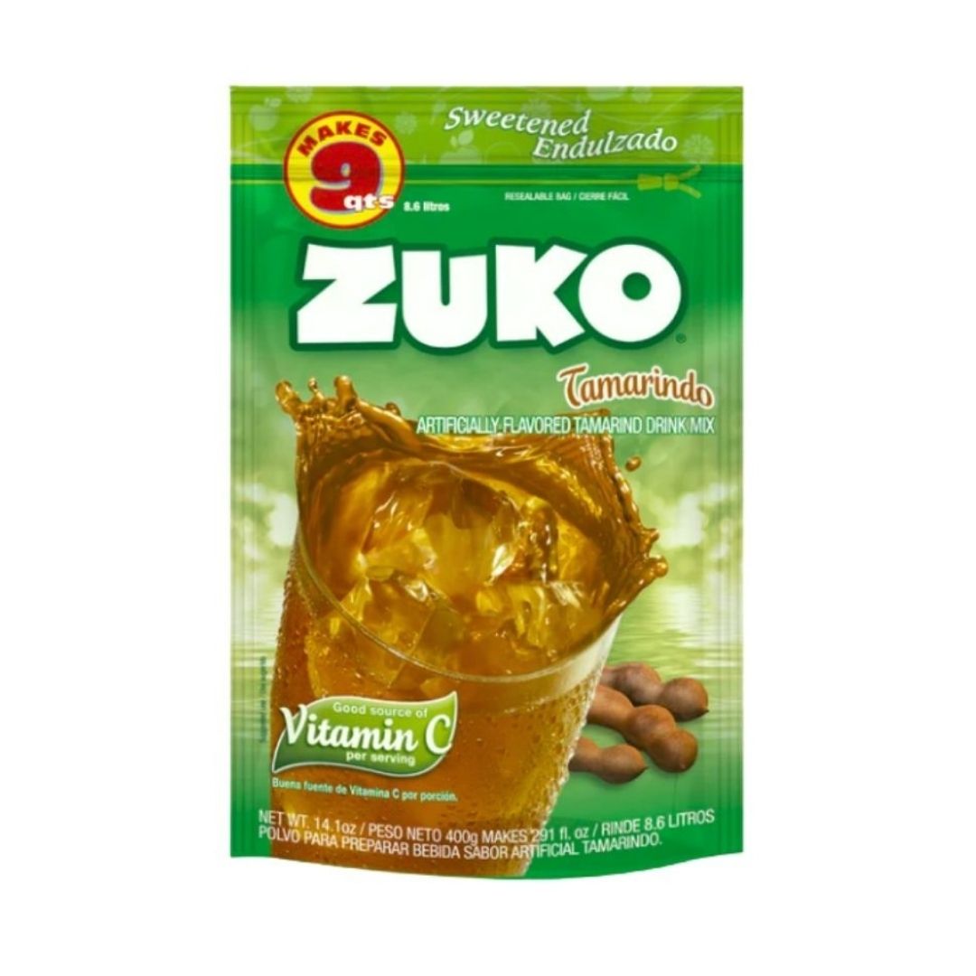 Zuko Tamarind Flavor Drink Mix (Makes 9 qt - 8.6 Liters)