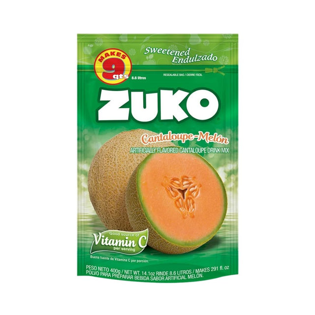 Zuko Cantaloupe - Melon Drink Mix - 14.1 oz
