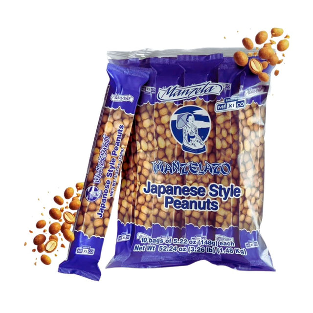 Manzelazo Japanese Style Peanuts by Manzela - 10 Bags