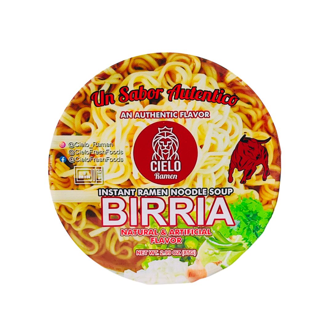 CIELO Birria Flavor Instant Ramen Noodle Soup 2.99oz (85g)