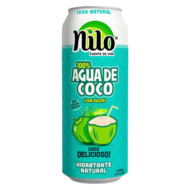 NILO Coconut Water 100 % natural No Sugar Added  - 17 fl oz