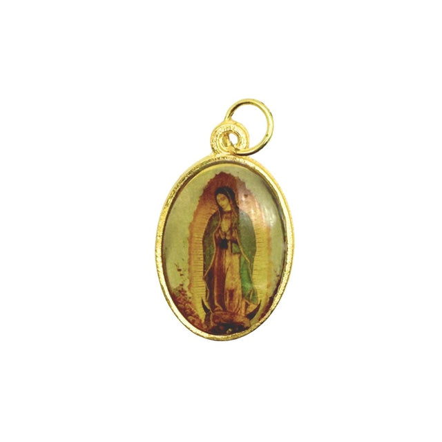 Our Lady of Guadalupe Epoxy Medal - Full body Virgin of Guadalupe - 1 unit