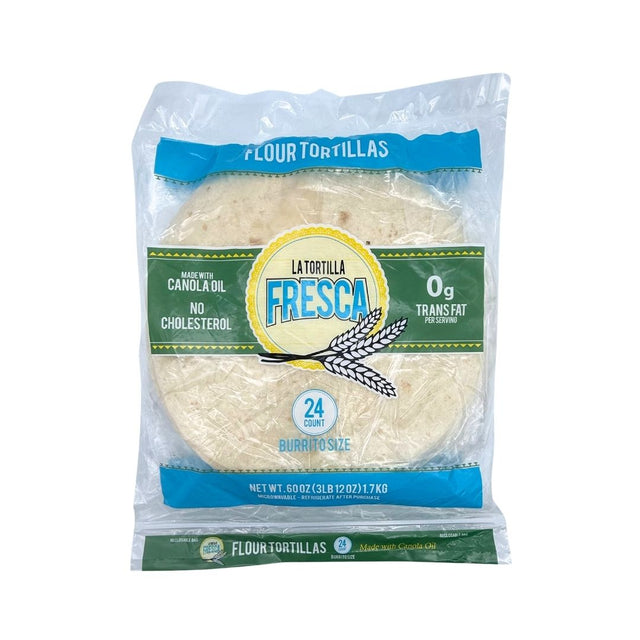 Burrito Size Flour Tortillas by La Tortilla Fresca - 10"