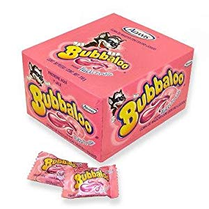 Adams Bubbaloo Bubble Gum Tutti Frutti - 50 ct