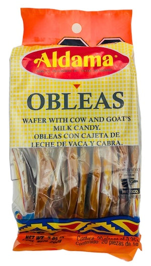 Aldama Oblea de Cajeta Mini - 20 ct