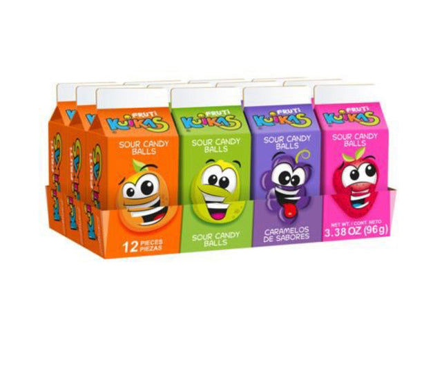 Anahuac Fruti Kuikas - Sour Candy Balls - 3.38 oz