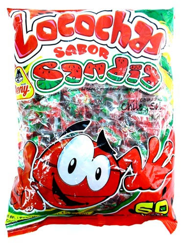 Beny Locochas sabor Sandia Chile y Sal (19 oz) - 60 ct