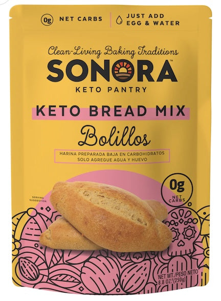 Bolillos - Keto Bread Flour Mix for Bolillo by Sonora Keto Pantry - 8.8 oz
