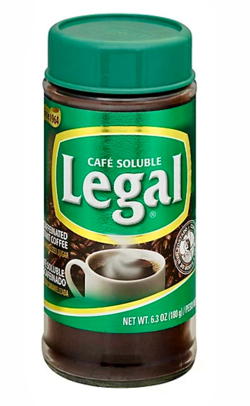 Cafe Legal Decaffeinated Instant Coffee with Caramelized Sugar - 6.3 oz