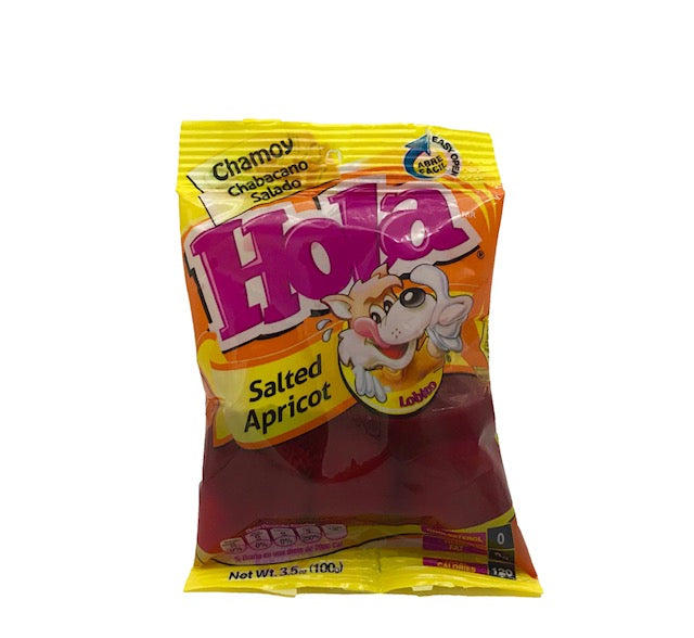 Chamoy Rojo - Saladulces HOLA Lobito - Salted Apricots - 3.5 oz