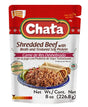 Chata Shredded Beef with Broth and Texture Soy Protein - 8 oz