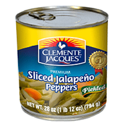 Clemente Jacques Sliced Jalapeno Peppers Pickled - 28 oz