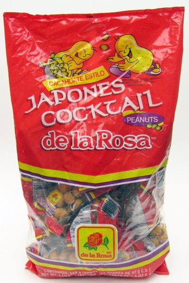 De la Rosa Cacahuate Japones Peanuts - 14 ct