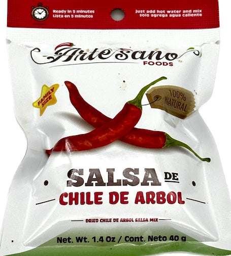 Artesano Foods Dehydrated Chile de Arbol Salsa - 1.4 oz