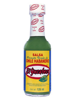 El Yucateco Green Chile Habanero Sauce - 4 fl oz