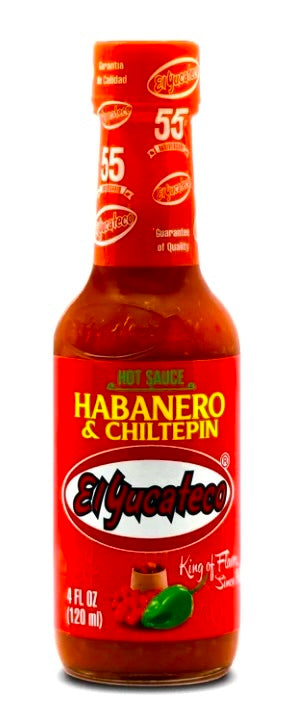 El Yucateco Habanero & Chiltepin Hot Sauce - 4 fl oz