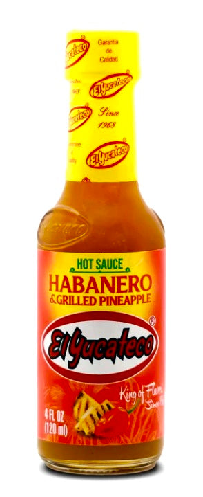El Yucateco Habanero & Grilled Pineapple Hot Sauce - 4 fl oz