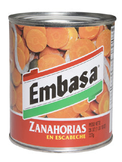 Embasa Carrots in Escabeche - 26 oz