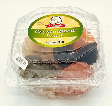 Frutas Cristalizadas La Zagala - Crystallized Fruit - 1 lb