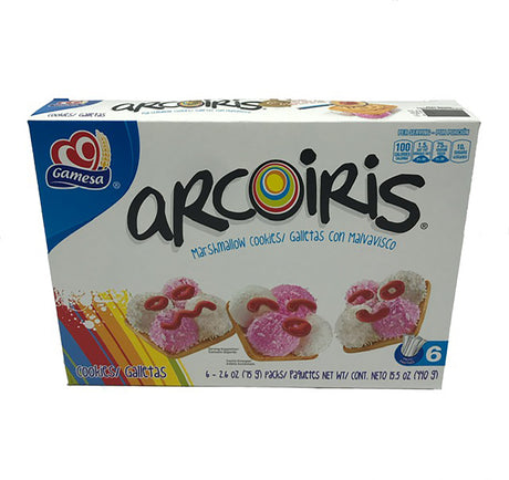 Gamesa Arcoiris - Rainbow Cookies - 15.5 oz