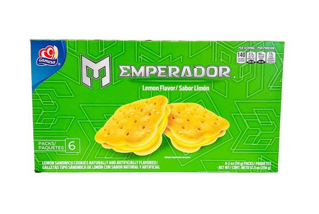 Gamesa - Emperador Piruetas Cookies Lime - Sabor Limon - 14.8 oz