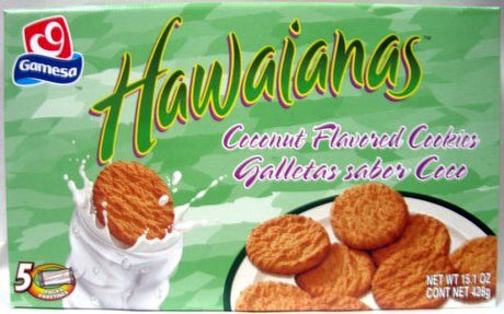 Gamesa Hawaians Cookies - 14.8 oz