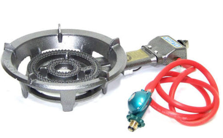Portable Gas Burner Large Stove Brass Electron Strike by ALPHA - 1 unit