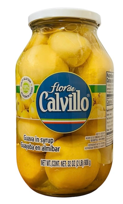 Guavas Whole Flor de Calvillo - Guayabas Enteras - 32 oz