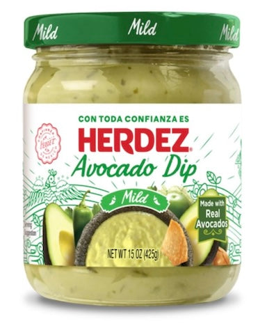 HERDEZ Avocado Dip made with Hass Avocados - Mild - 15 oz