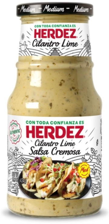 Herdez Cilantro Lime Salsa Cremosa - 15.3 oz