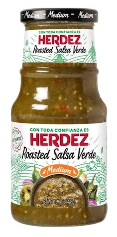 Herdez Roasted Salsa Verde Med - 16 oz