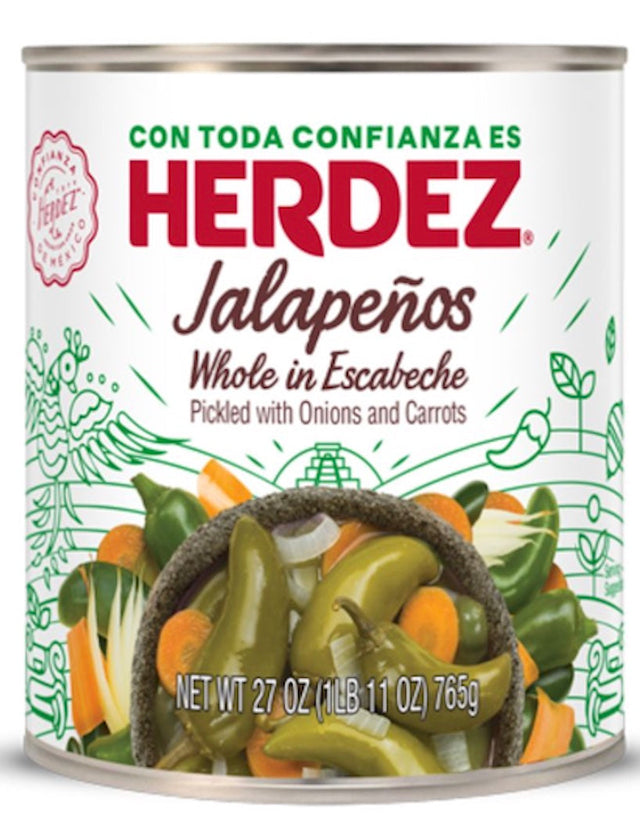 Herdez Whole Jalapenos - 27 oz