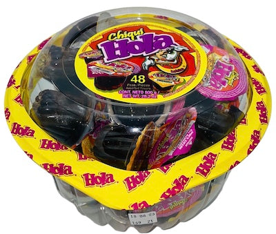 Hola Chiquis Assorted Flavors Saladulces - 48 ct