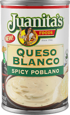 Juanita"s Queso Blanco Sauce Spicy Poblano - Medium - 15 oz
