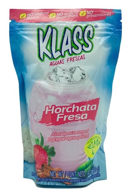KLASS Horchata FRESA Drink Mix-Makes 8.6 Liters - 14.1 oz