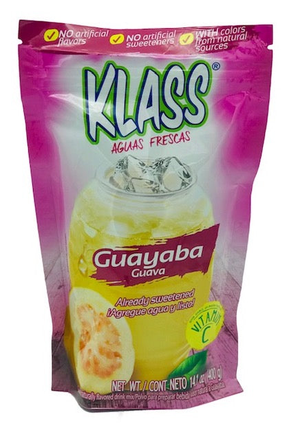 KLASS Guava (Guayaba) Drink Mix-Makes 8.6 Liters - 14.1 oz