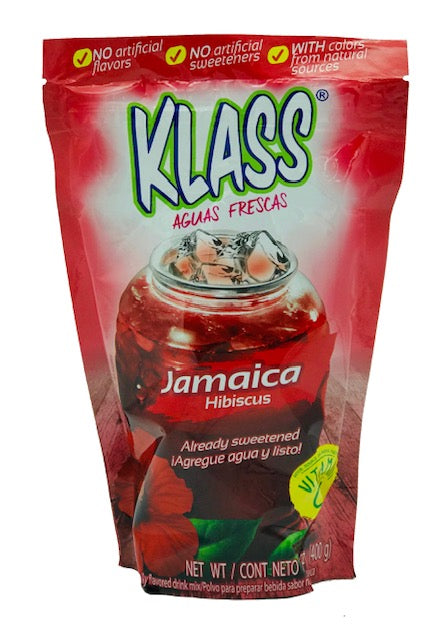 KLASS Hibiscus (Jamaica) Drink Mix-Makes 8.6 Liters - 14.1 oz