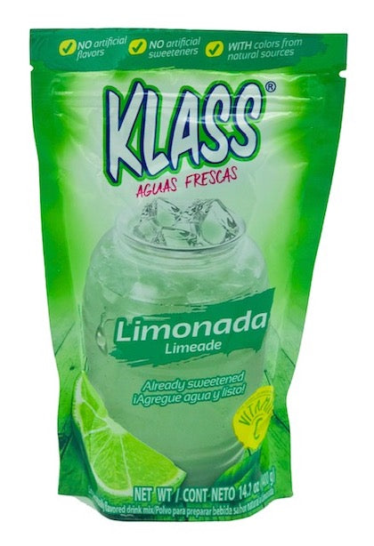 Limonada KLASS Lemonade Drink Mix-Makes 8.6 Liters - 14.1 oz